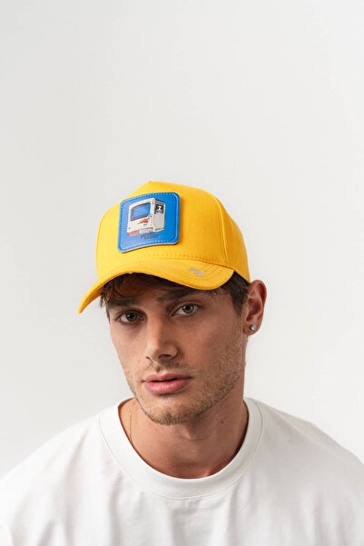 go gang own Ρυθμιζόμενο καπέλο Unisex με λεπτομέρεια από τετράγωνο σχέδιο Vel...