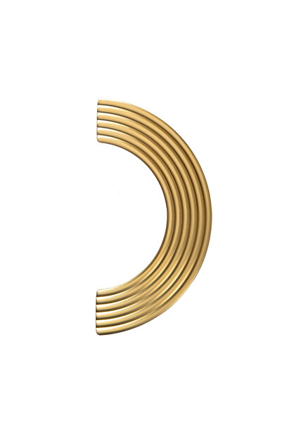 System 4821 Harmonique Kulp Altın Saten Renk 128 mm