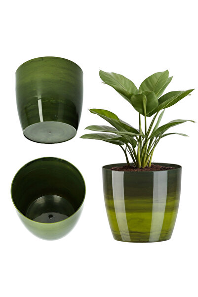 KADAX Husă pentru ghiveci de flori, 14 cm, marmură verde, pentru suport de fl...