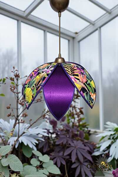 Göksu Lighting Papatya Model Flora Serisi Dekoratif Sarkıt Avize Salon-Oturma...