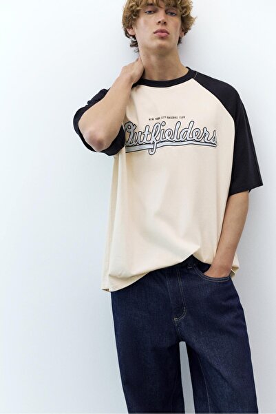 Pull & Bear Outfielders kısa kollu t-shirt