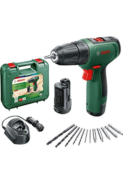 Bosch MASINA DE GAURIT SI INSURUBAT 1200 + setr burghie (verde/negru, 2x Li-i...