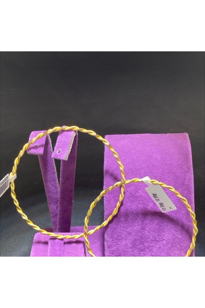 22 Ayar Altın Bilezik Kıvırcık Özel Tasarım 12.26gr Kadın Hediye - BZ01313