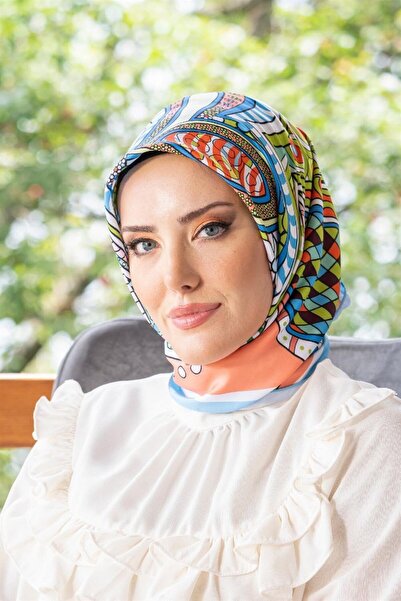 NESSCARF Nevina Twill Scarf White