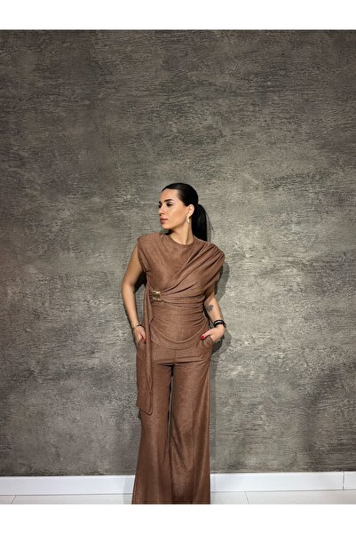 DYSTUDİODESİGN Arizona Low Shoulder Two-Piece Suit