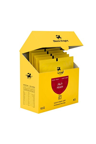 Black Knight COFFEE BEAN BOX PEACH 18gX5