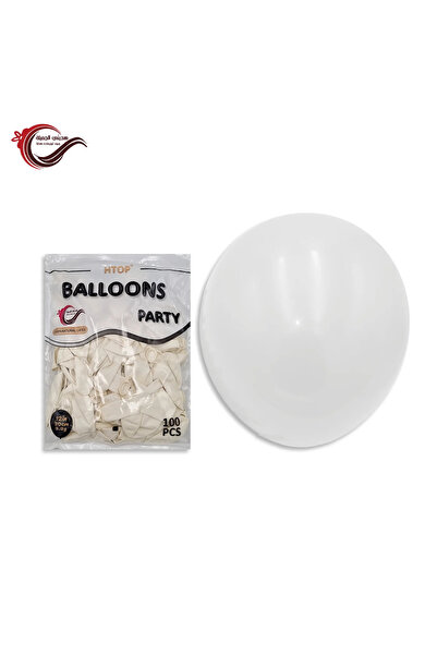 Myd baloon بالونات هيليوم بألوان طبيعية، 100 قطعة