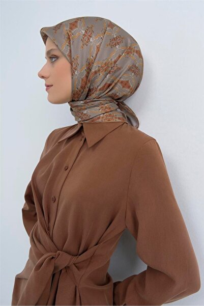 Armine 2026 Yaz Sezonu Çini Desen Tivil İpek Eşarp