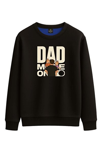 Espina Premium Dad Mode on 2 Girls' Printed Sweatshirt