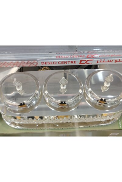 Generic Luxury Gold & Silver Plated Fruit & Snack Tray – Multi-Compartment De...