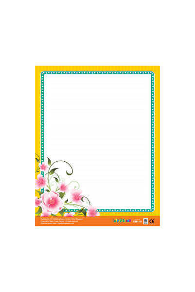 123Publishing House Flowers – Write-on Chart