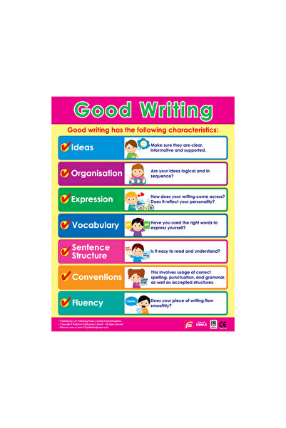 123Publishing House Good Writing - Wall Chart in English