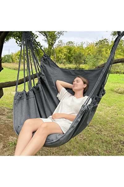 PriStyle Hanging Hammock with Pillow, Metal Hook and Rope Storage Bag, PriStyle®