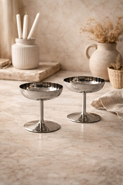 Anadolu Saray وعاء تقديم الآيس كريم من الفولاذ المقاوم للصدأ - وعاء تقديم أني...