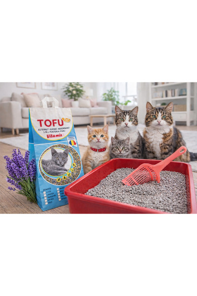 Vitamix Άμμος για γάτες με τόφου 'VITAMIX' Λεβάντα 10L