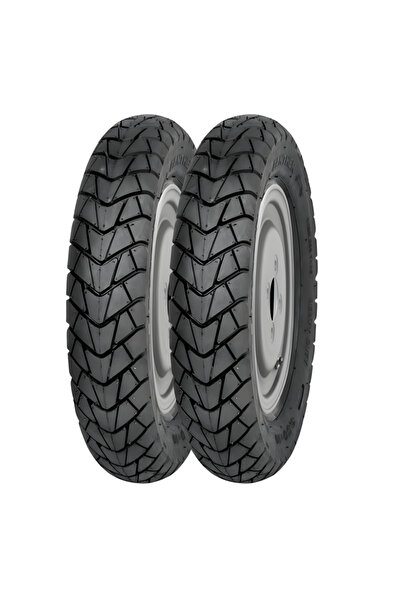 TÜRKMOPET Kuba Bluebird 3.50-10 ve 3.50-10 Laser Tubeless Ön Arka Lastik Takımı