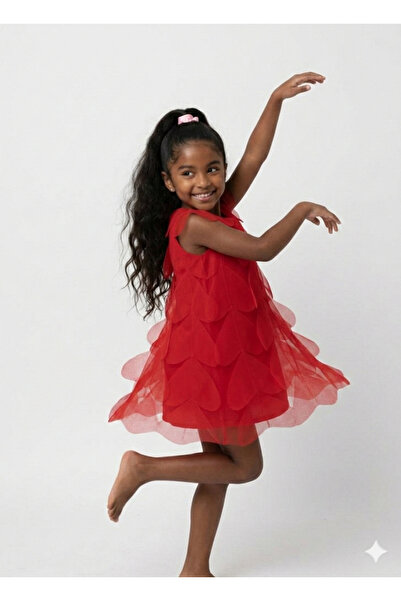 Linola Baby Kids Heart - Red Heart Dress