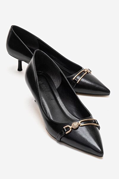 CCWAY AYAKKABI İncili T Με αγκράφα Λεπτό τακούνι με μυτερή μύτη To Παπούτσι μ...