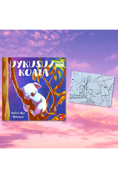 Beyaz Balina Yayınları UYKUSUZ KOALA / ORGANİK KİTAP / CİLTLİ / KARTPOSTAL BO...