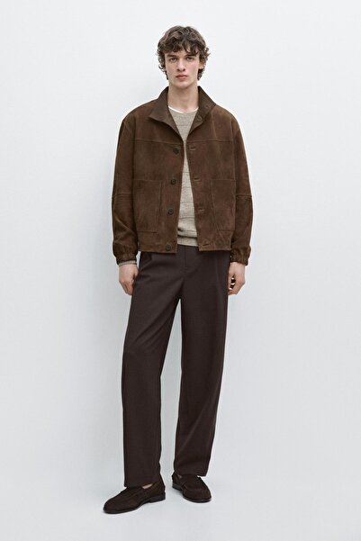 Massimo Dutti Süet deri ceket