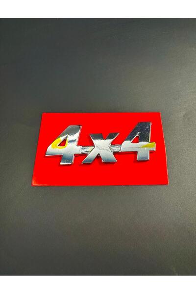 724 AUTO شعار معدني مصبوب - نص 4x4
