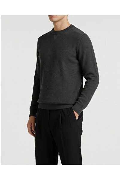 TerziAdemAltun Italian Style S Slim Fit Men's Cycling Collar Tricot Sweater A...