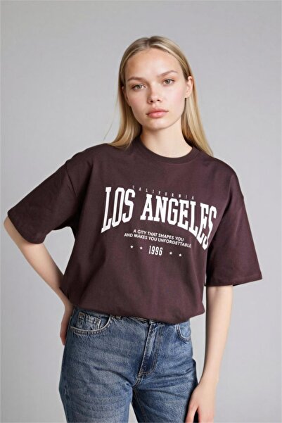 DeFacto Tricou supradimensionat cu imprimeu H1405AX26SM