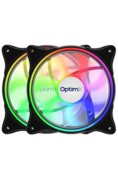 OptimX Set nou de 2 ventilatoare FAN Pro ARGB, 120 x 120