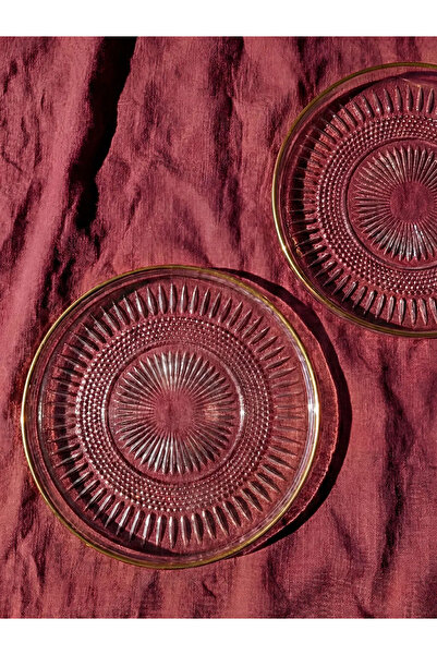 LC Waikiki Lcw Home Colorless Glass Cake Plate Set of 4 16 cm