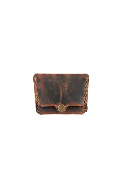 Dopar Crazy جلد حامل بطاقات – مصنوع من الجلد الطبيعي المدهون بالزيت جلد، ذو م...