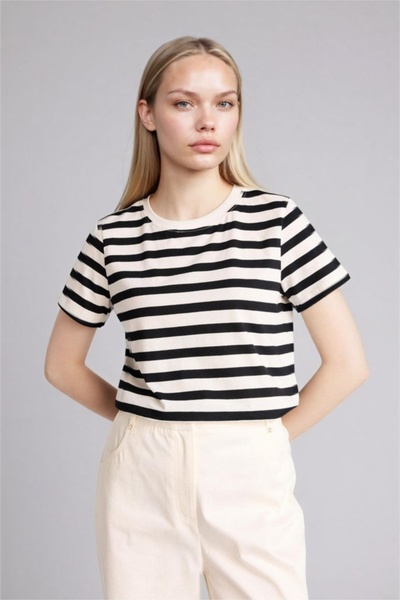 DeFacto Ženska T-shirt C2612AX/BK81 CRNA