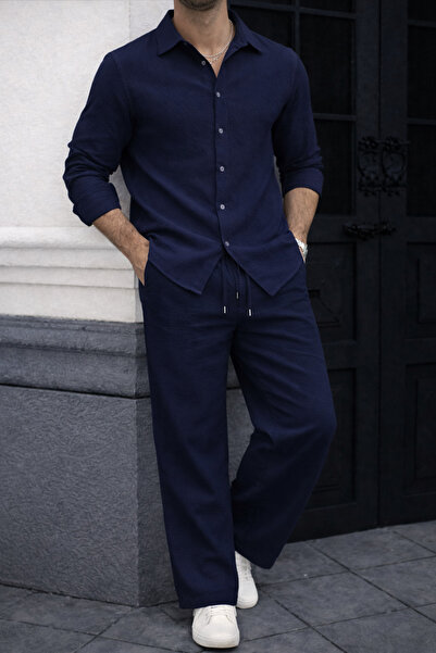 Revasser Unisex ženska/muška košulja od naborane tkanine, specijalni dizajn, ...