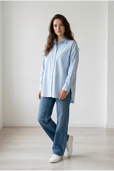 Entarim قطن قميص للحوامل مقاس كبير