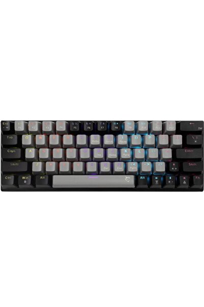 white shark Mechanical Gaming Keyboard WAKIZASHI v2, 63-Key, Red Switch, Rain...