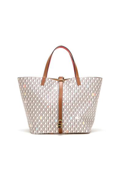 CHCHDIOSA Women Large volume letter Tote Bag Shoulder Bag PU Top-Handle for W...
