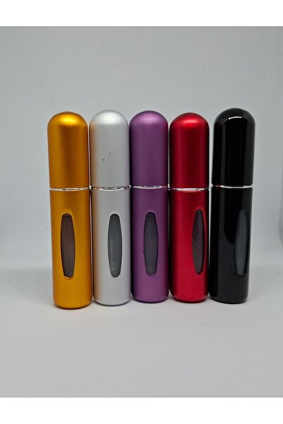 5 ML ALUMINIUM (3 PCS) REFILLABLE EMPTY POCKET PERFUME BOTTLE