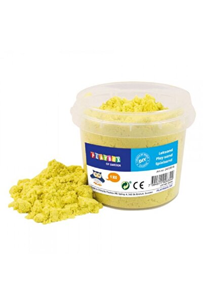 Playbox Nisip senzorial modelabil galben lamaie Play sand 1 kg PB2472016