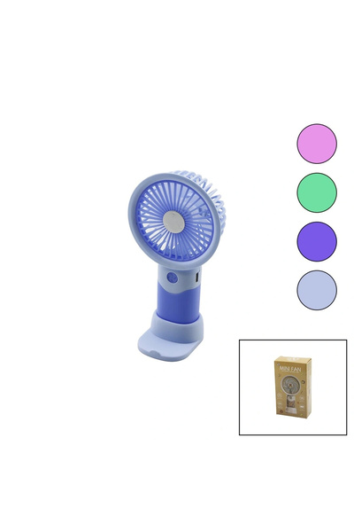 shopwave USB ŞARJLI MİNİ EL FANI ÇAP:8.4 - Y:16CM SABİT BAŞLIK 3-KADEME HIZT ...