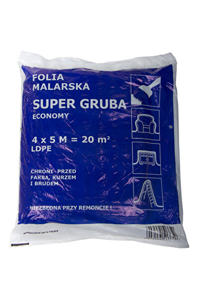 Polonia FOLIE PROTECTOARE 4X5M SUBȚIRE / 0,7MICROMETRI