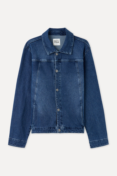 Mudo REGULAR FIT DİKİŞ DETAYLI JEAN CEKET