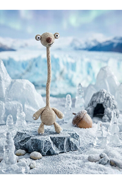 Innovate Store Buz Devri Sid Çanta Süsü Çanta Charmı Direksiyon Süsü Amigurum...