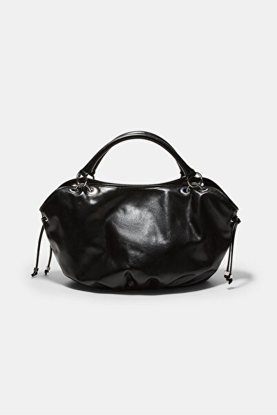 Stradivarius Round shopper bag with metal details