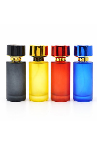 50 ML COLORED 4 REFILLABLE) EMPTY BOTTLE
