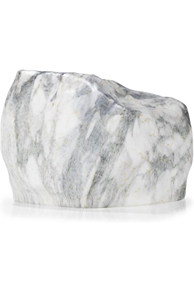 Maanys Botanyia Plant Pot Marble Grey 3-Piece Stylish Planter with Magnetic C...