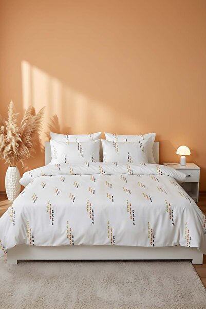 Rivaİstanbul Twirly Double Duvet Cover Set – 6 Piece Dowry Set