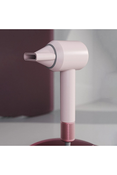 shopwave مجفف شعر بمحرك توربيني BLDC وردي اللون 1500 واط 3-KDM.HIZ4-KDM.ضبط ا...