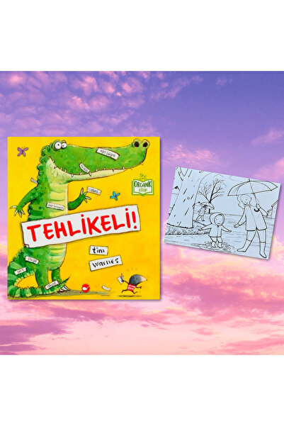 Beyaz Balina Yayınları TEHLİKELİ! / ORGANİK KİTAP / CİLTLİ / KARTPOSTAL BOYAM...