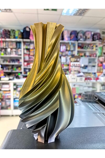 alazservices Multicolored 3D decorative vase