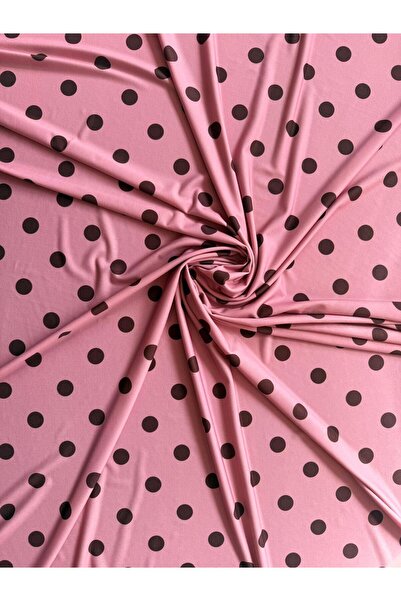 EDABASKI Sandy Kumaş Dijital Baskı Canlı Renklerde Puan Desen