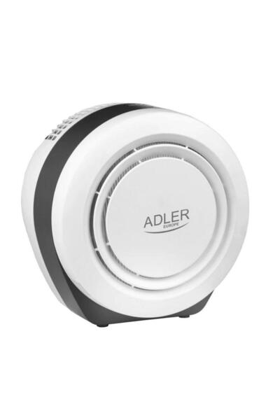adler Air Purifier AD 7961, HEPA Filter, 150 m3/h, 45 W, up to 20 m2, White/B...